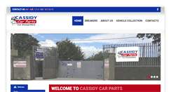 Desktop Screenshot of cassidycarparts.com